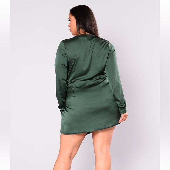 SUGAR FREE DRESS hunter green - Picture 4 of 6